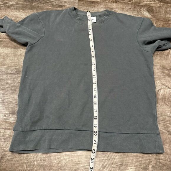 Zara Short Sleeve Ribbed Shirt Size Small - Picture 4 of 6